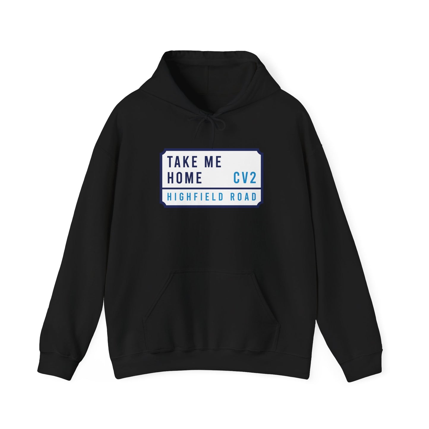Hooded sweatshirt with white badge (CV2)