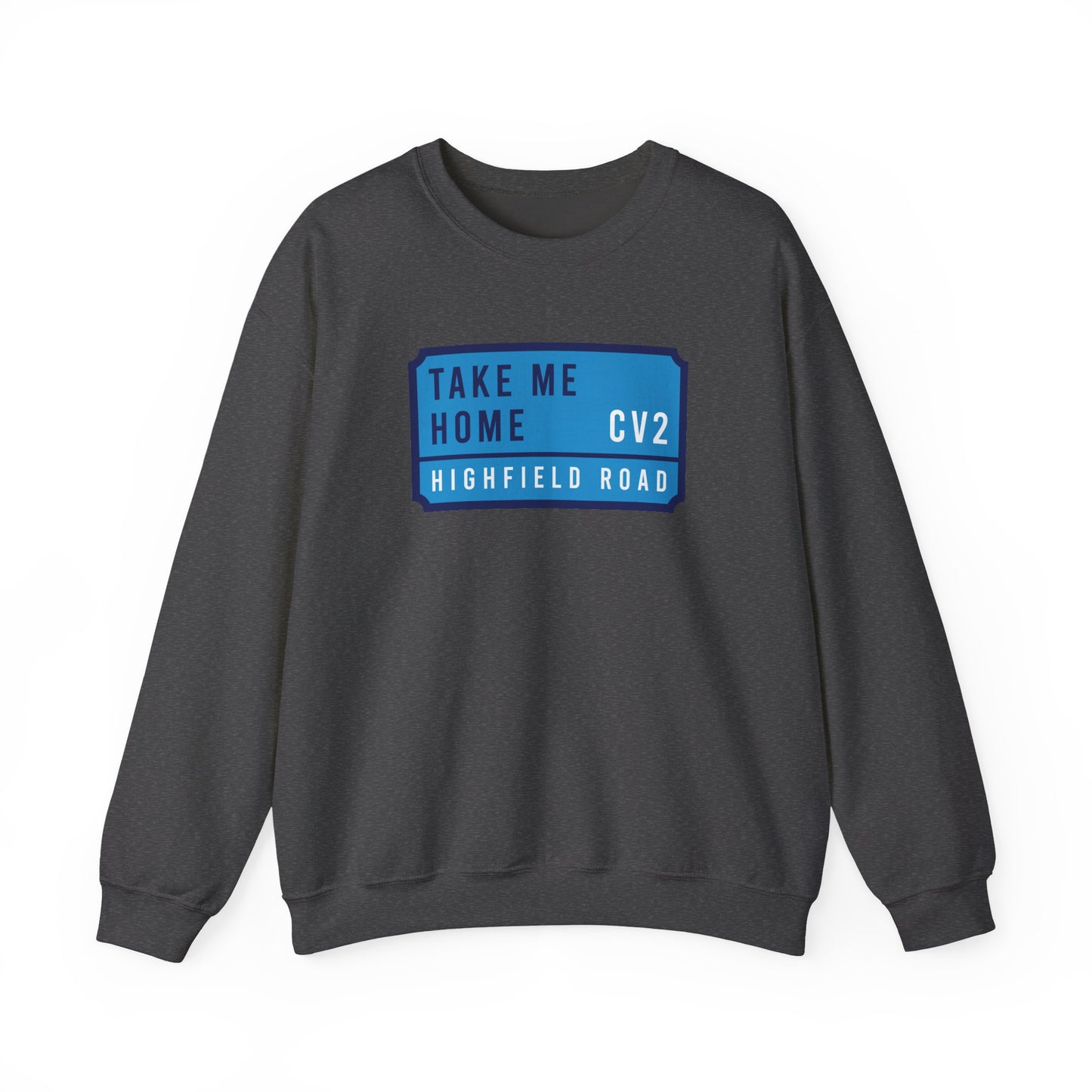 Sweatshirt with sky blue badge (CV2)