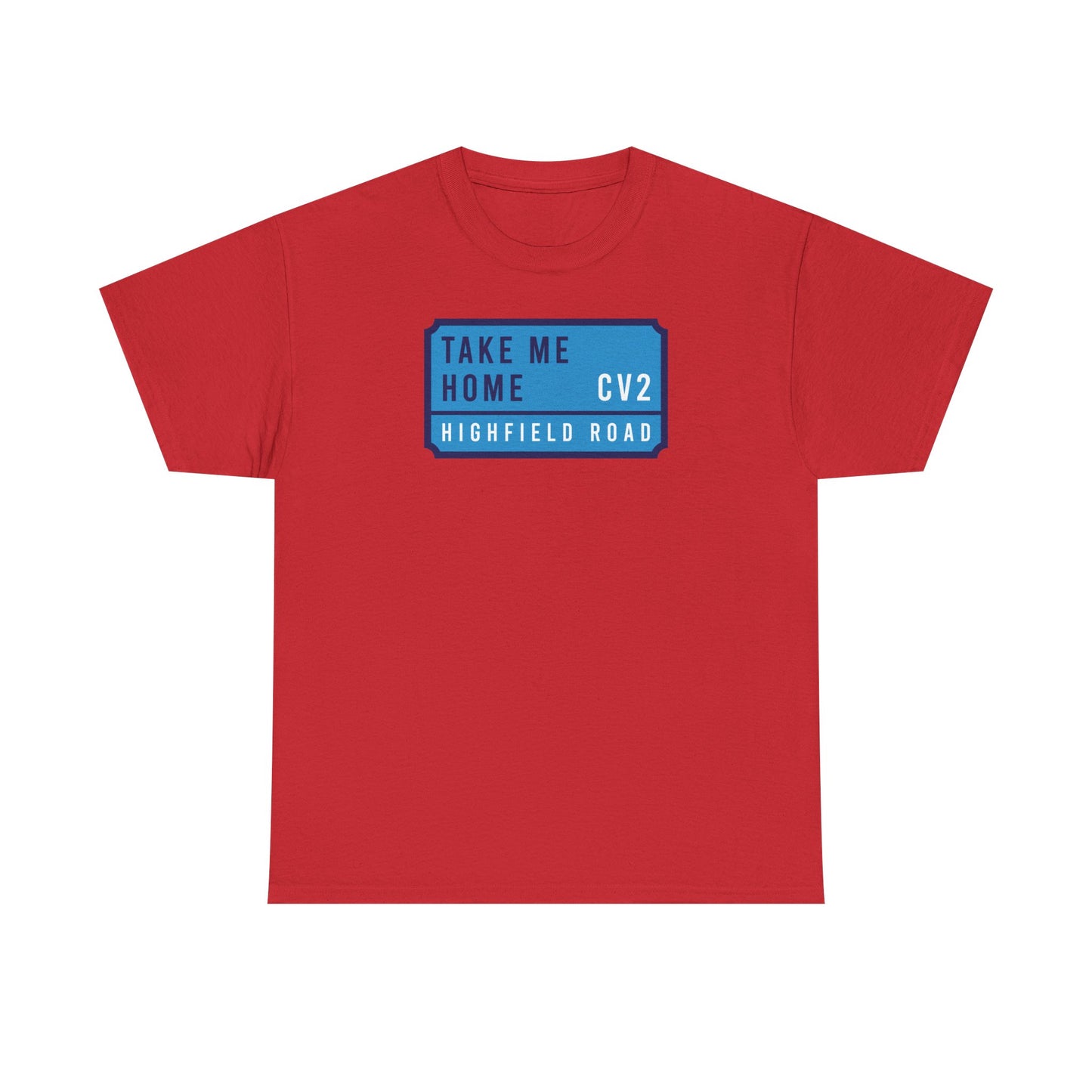 T-shirt with sky blue badge (CV2)