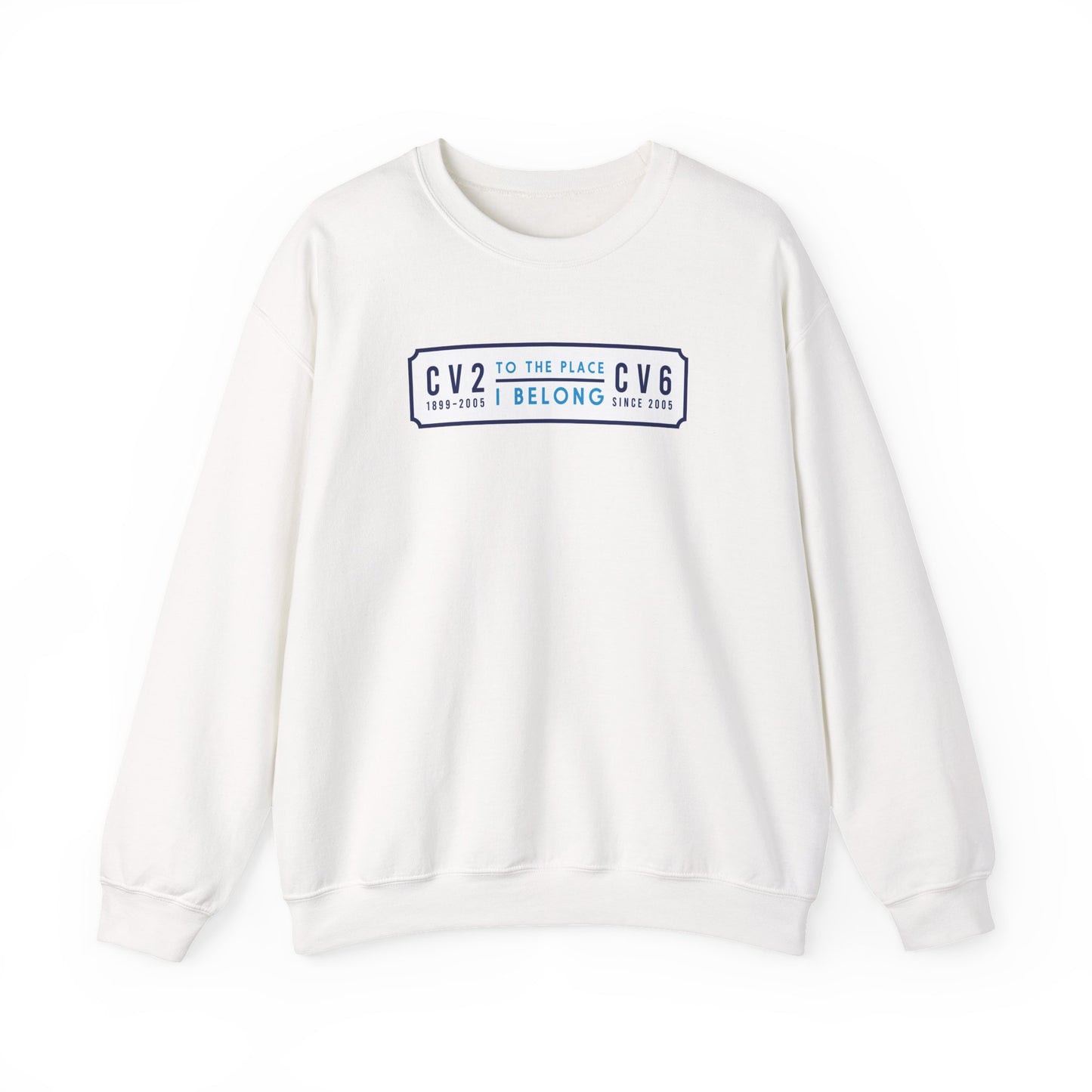 Sweatshirt with white badge (CV2-CV6)