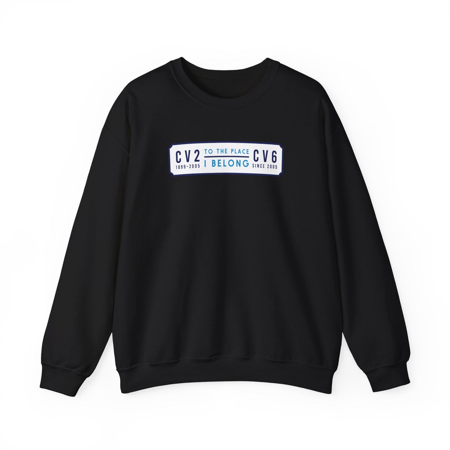 Sweatshirt with white badge (CV2-CV6)