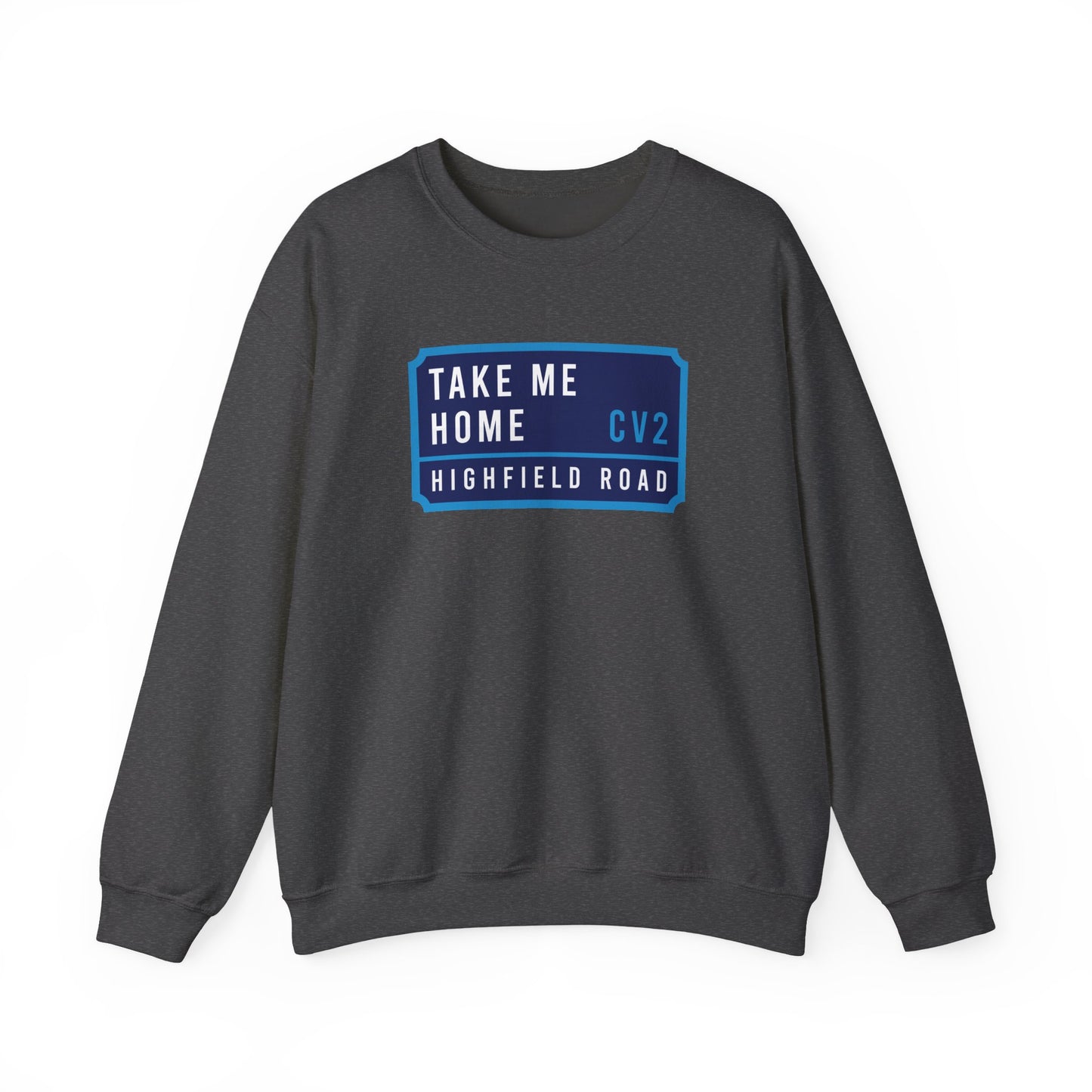 Sweatshirt with navy blue badge (CV2)