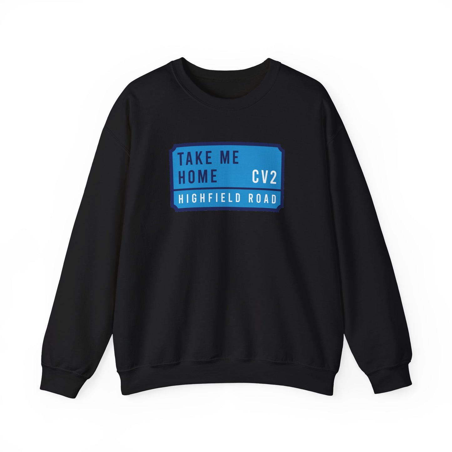 Sweatshirt with sky blue badge (CV2)