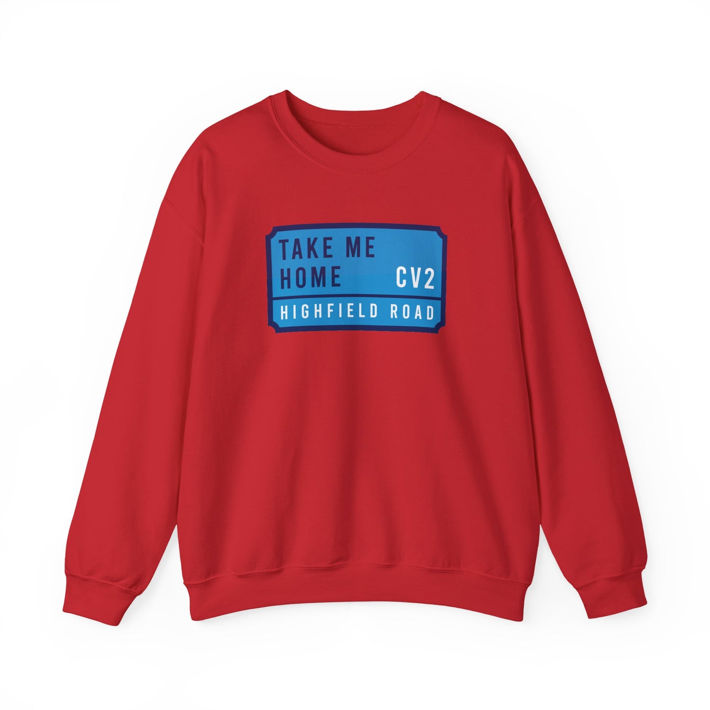 Sweatshirt with sky blue badge (CV2)