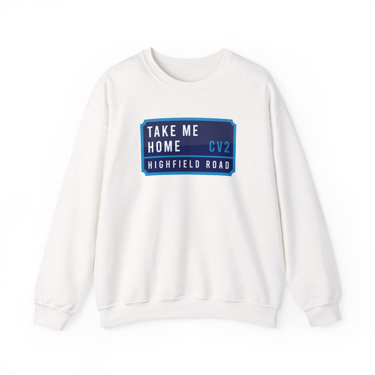 Sweatshirt with navy blue badge (CV2)