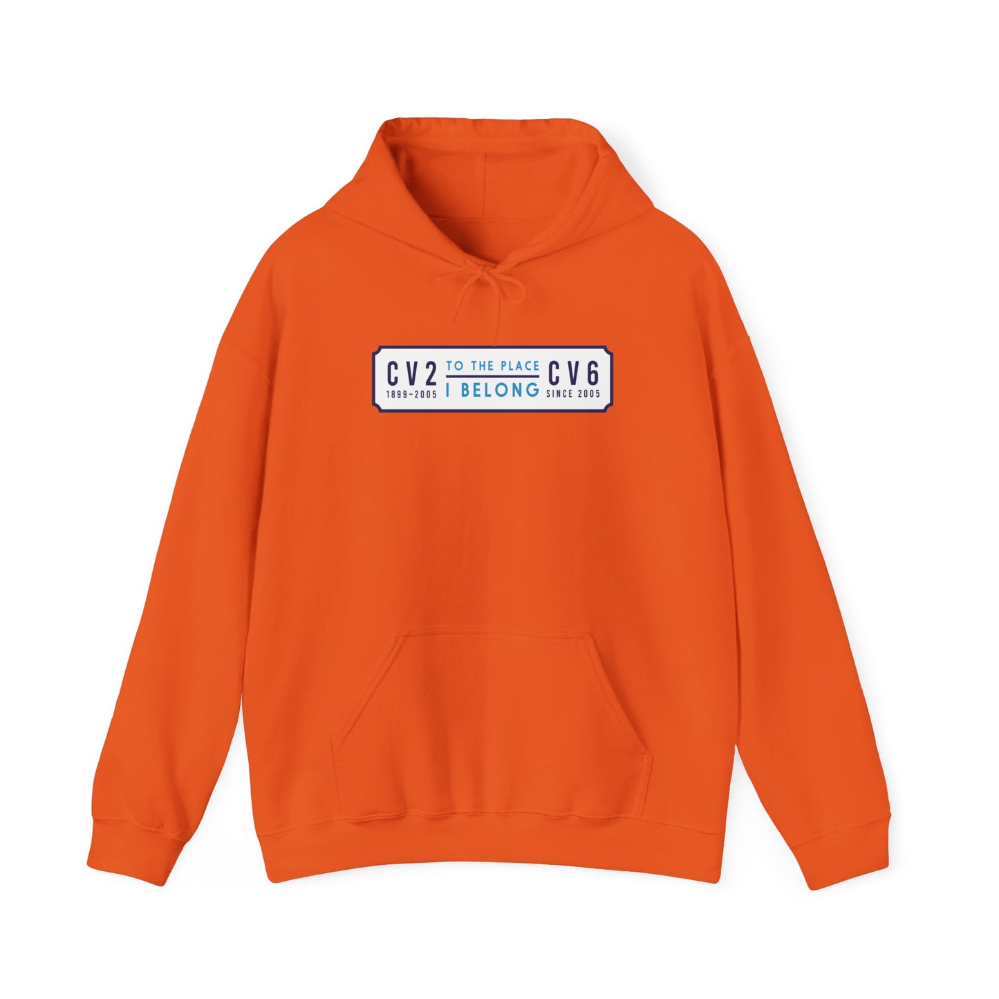 Hooded sweatshirt with white badge (CV2-CV6)