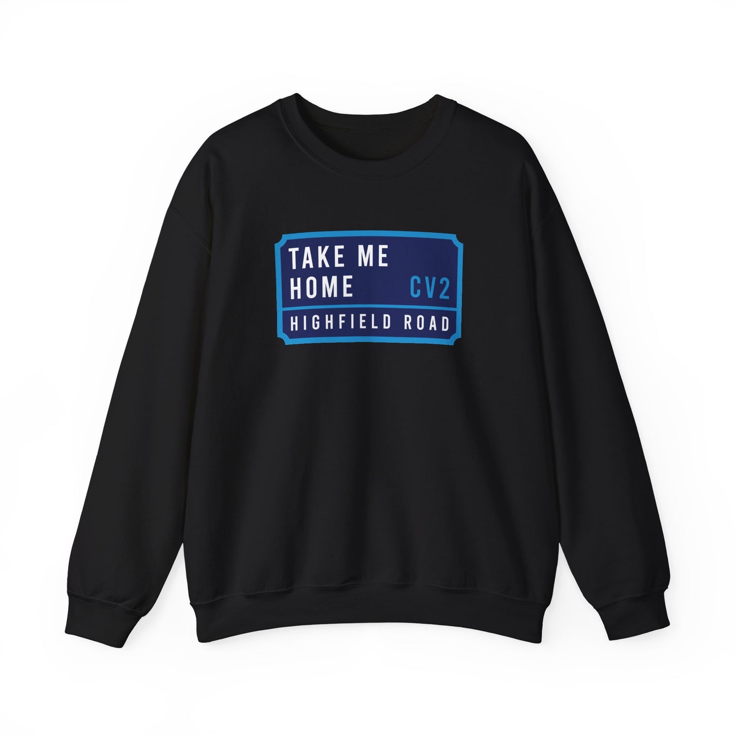 Sweatshirt with navy blue badge (CV2)
