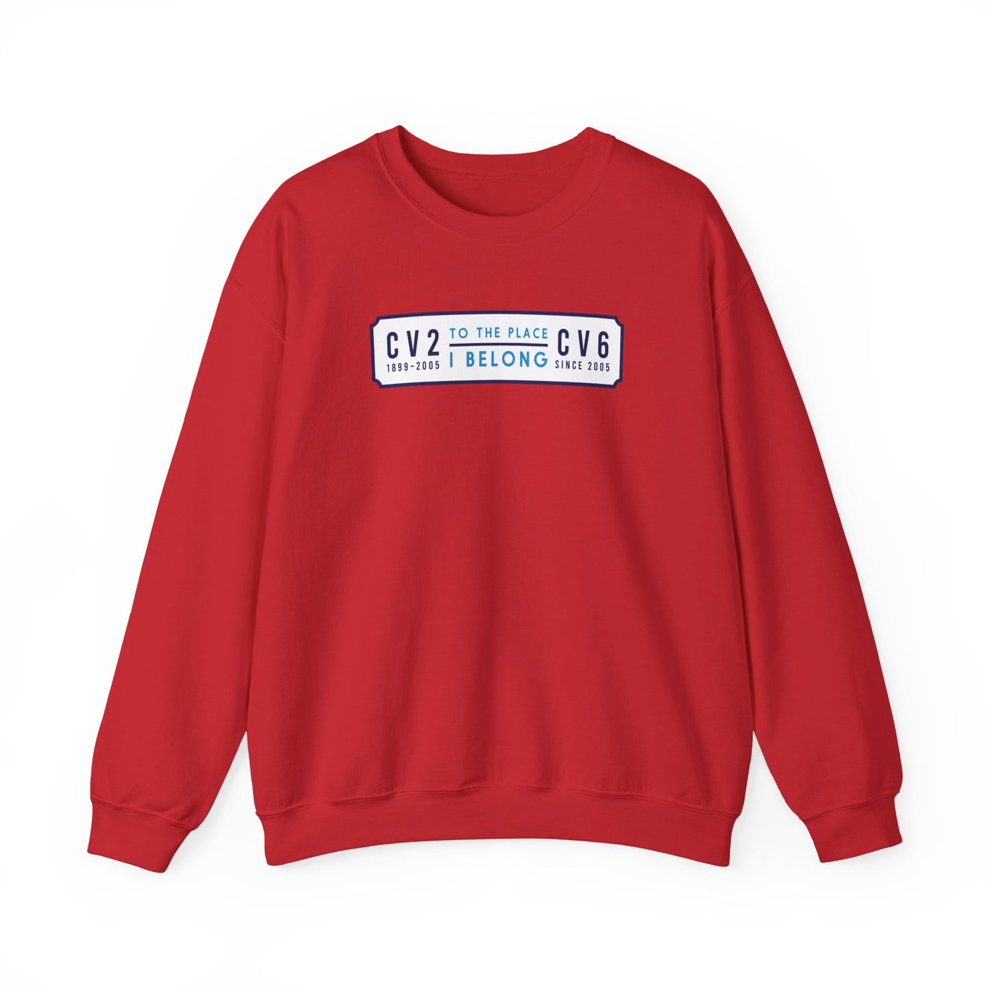 Sweatshirt with white badge (CV2-CV6)