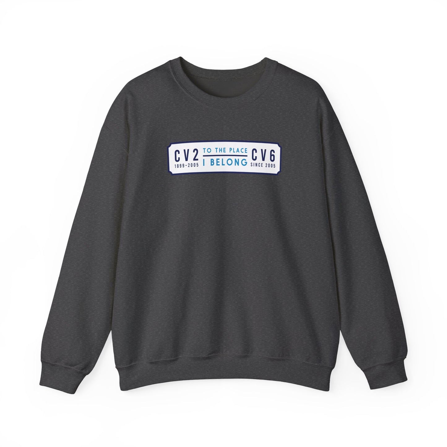 Sweatshirt with white badge (CV2-CV6)