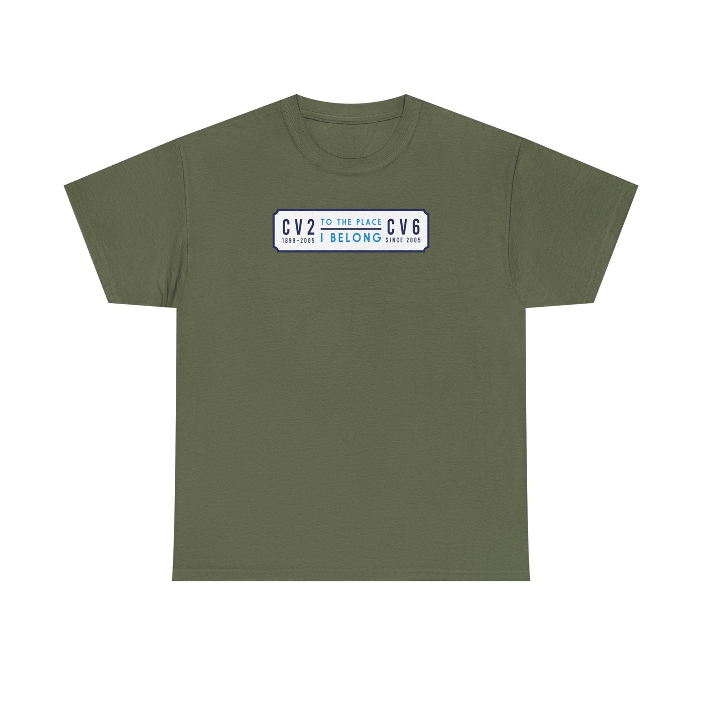 T shirt with white badge (CV2-CV6)