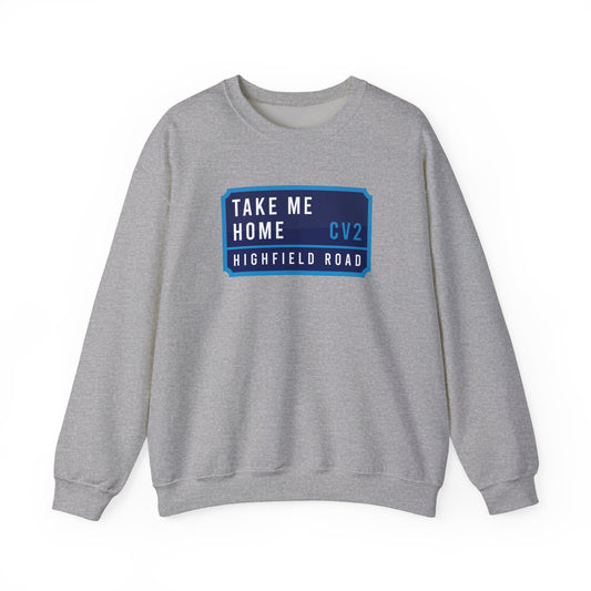 Sweatshirt with navy blue badge (CV2)